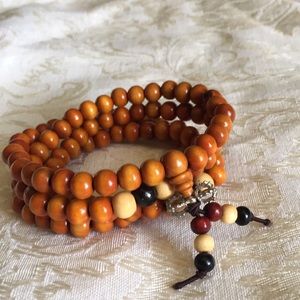 Bhuddist Sandlewood Mala 30”